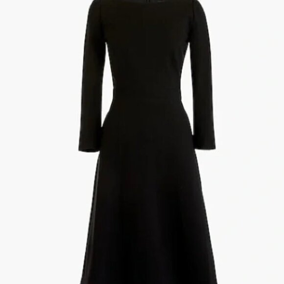 J.CREW Fit and Flare Sheath Dress in Stretch Ponte Size 2 - Picture 2 of 6